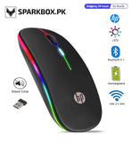HP RGB Rechargeable Wireless Mouse (Bluetooth & USB).