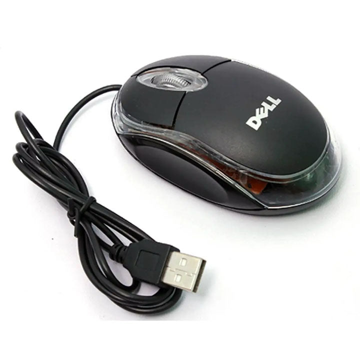 Dell Wired USB Mouse with Red Light